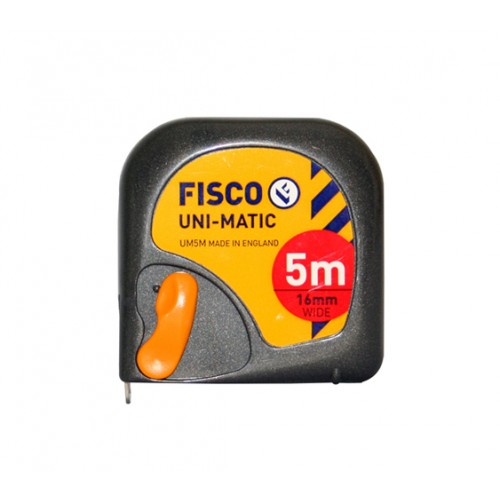 FISCO UNI MATIC UM5M - рулетка вимірювальна 5 м (сталь, фарба)