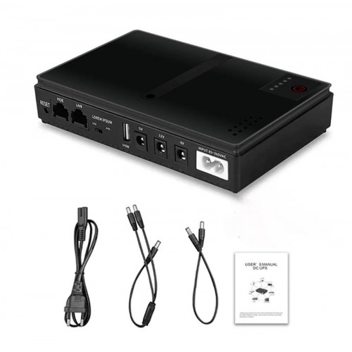 ДБЖ для роутера UPS DC1018L 18W джерело безперебійного живлення