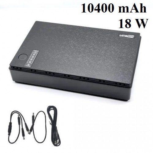 ДБЖ для роутера UPS DC1018P 10400 mAh 18W джерело безперебійного живлення